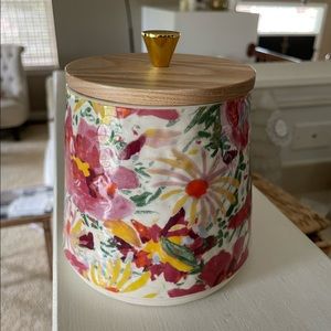 Stoneware Canister. Opalhouse Floral Colors